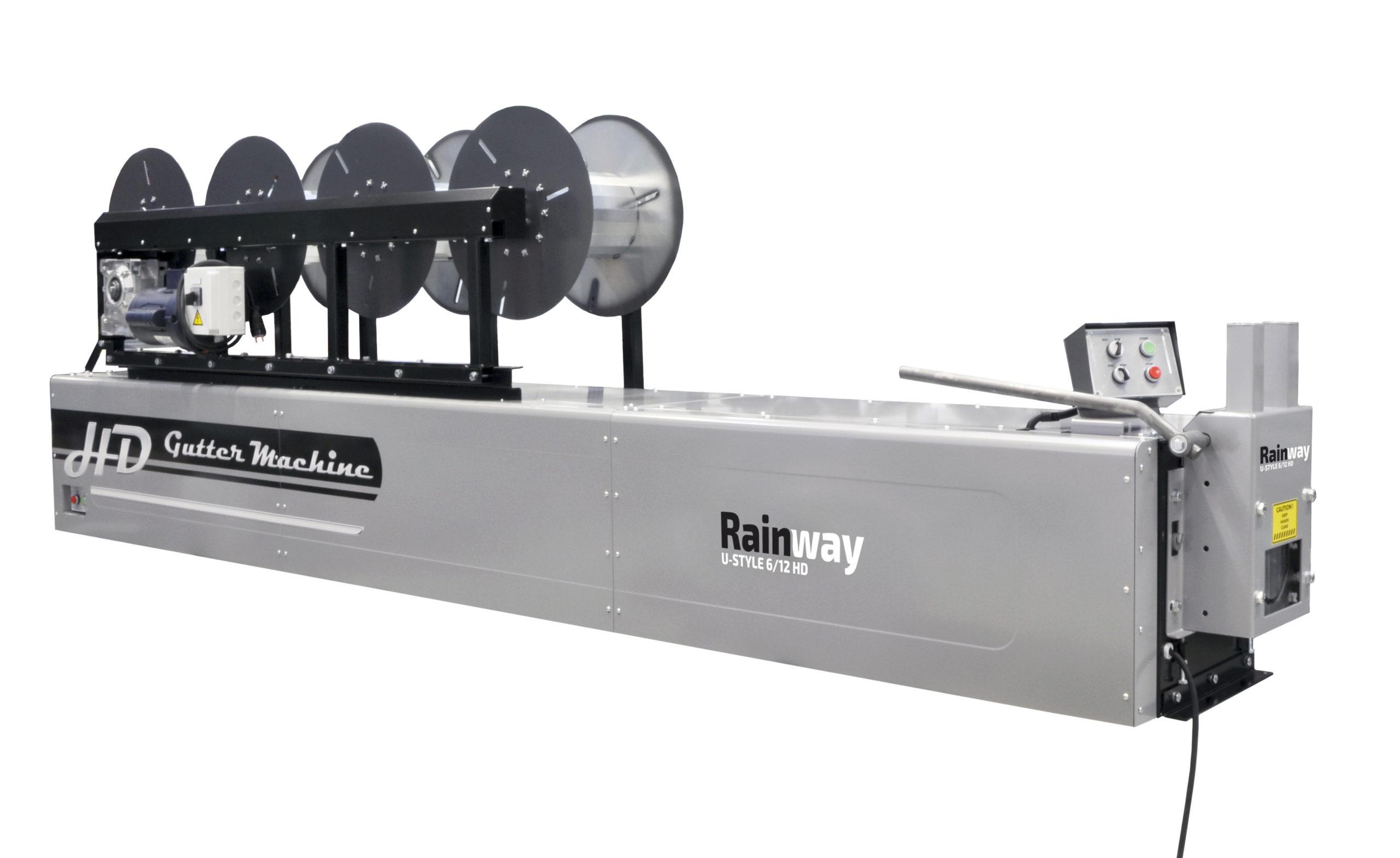 Rainway HD gutter machines are specifically designed for working with copper, aluminium and harder steels.