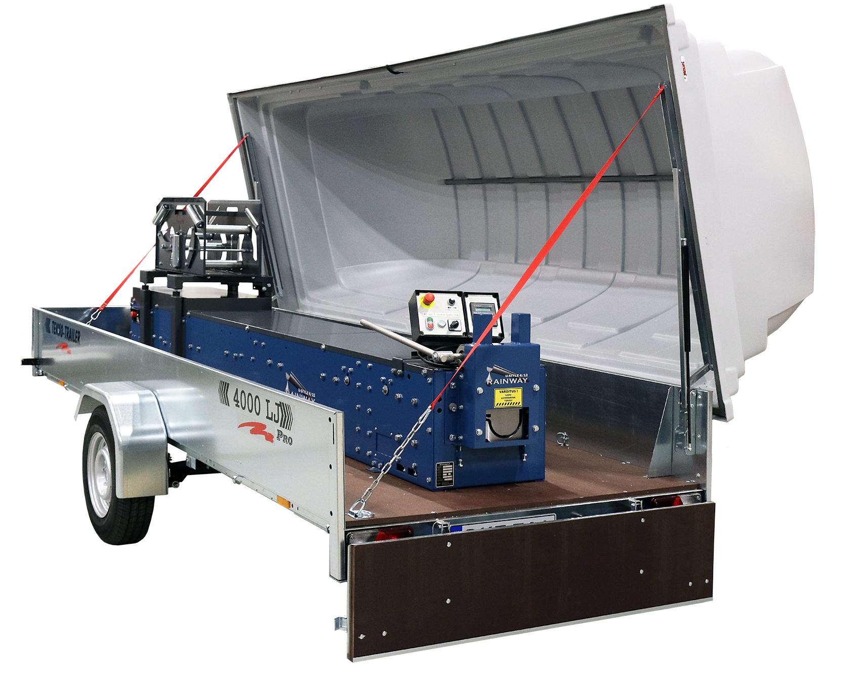 Wide range of gutter machines for the production of half-round gutters.