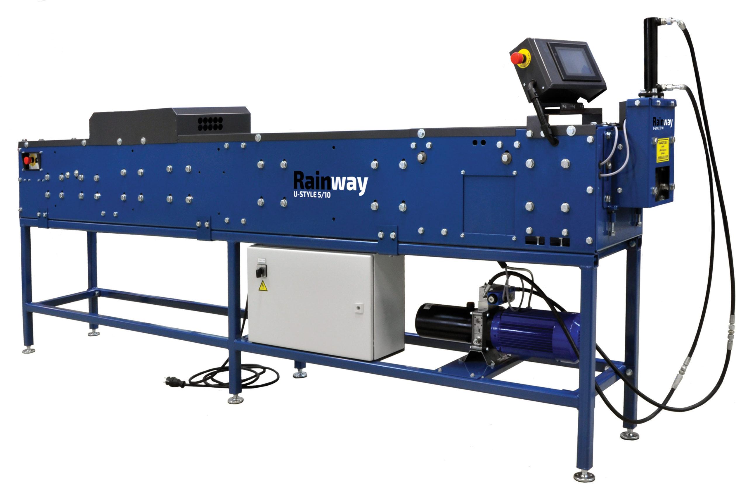 The most popular gutter machine on the market for the production of half round gutters also with factory settings.