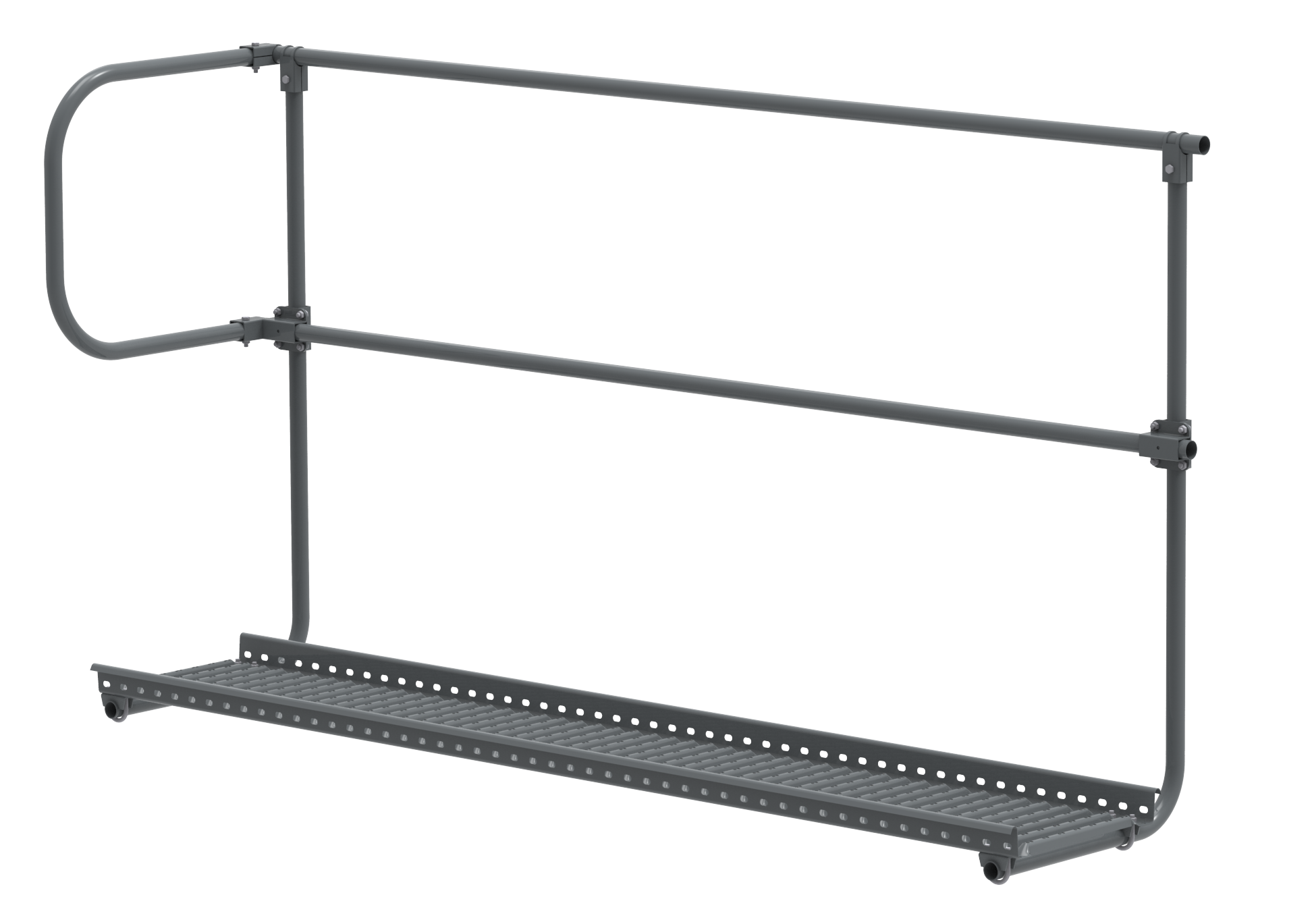 Pisko roof walkway with safety railing