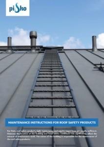 Download maintenance instructions for roof safety products