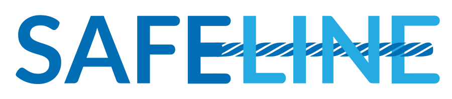 SafeLine vaijerijärjestelmän logo.