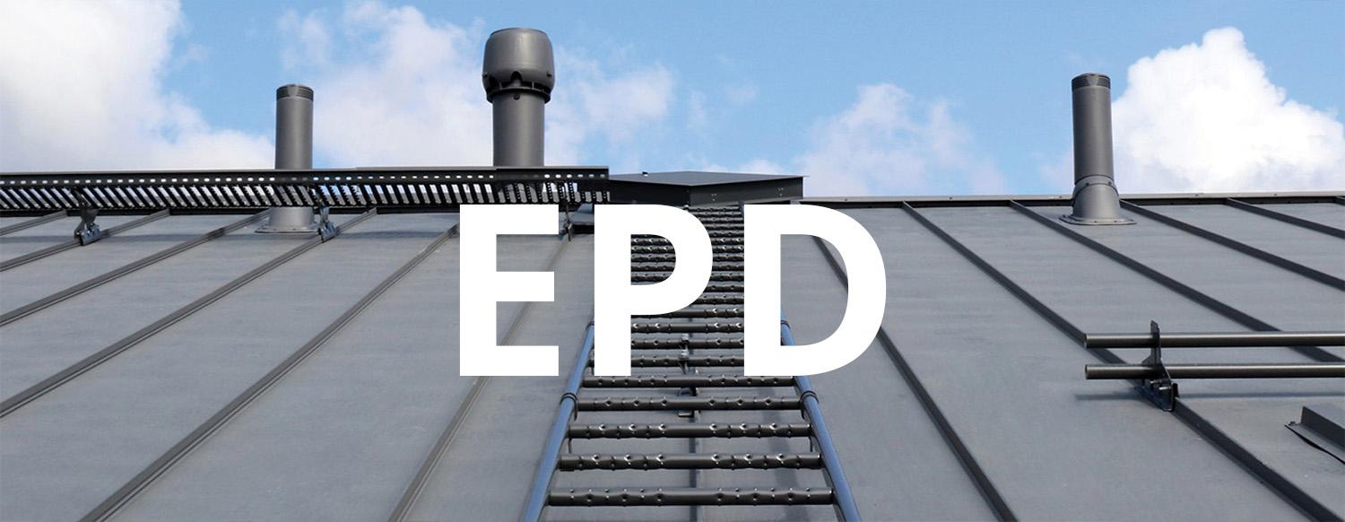 Piristeelin maalatuilla kattoturvatuotteilla on ympäristöseloste, EPD
