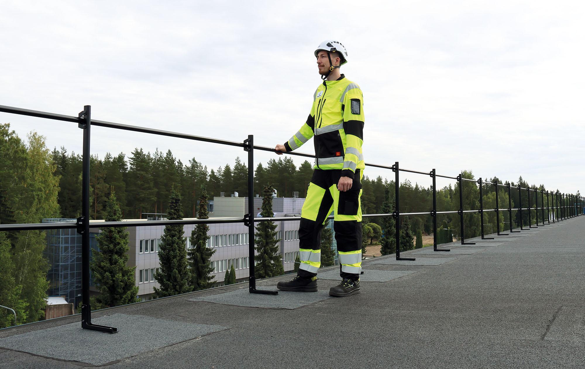 Turvakaide - pysyvä putoamissuojaus katolle
